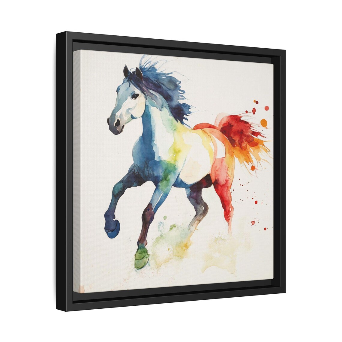 Horse Watercolor Animal Print, Nursery Decor - Image 2