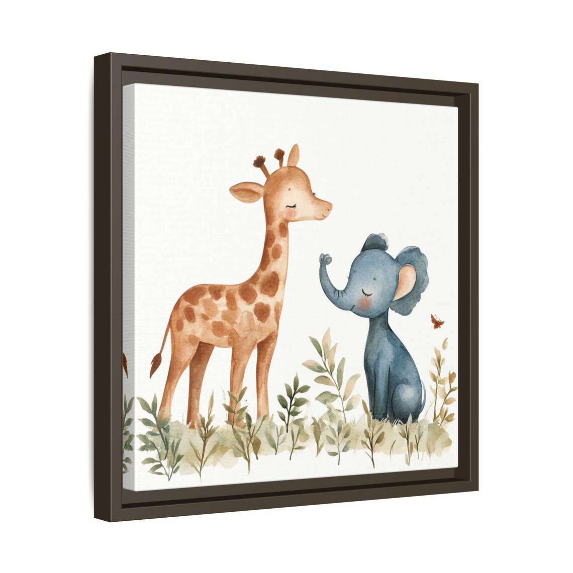 Watercolor Animal Print For Nursery, Baby Giraffe - Image 3