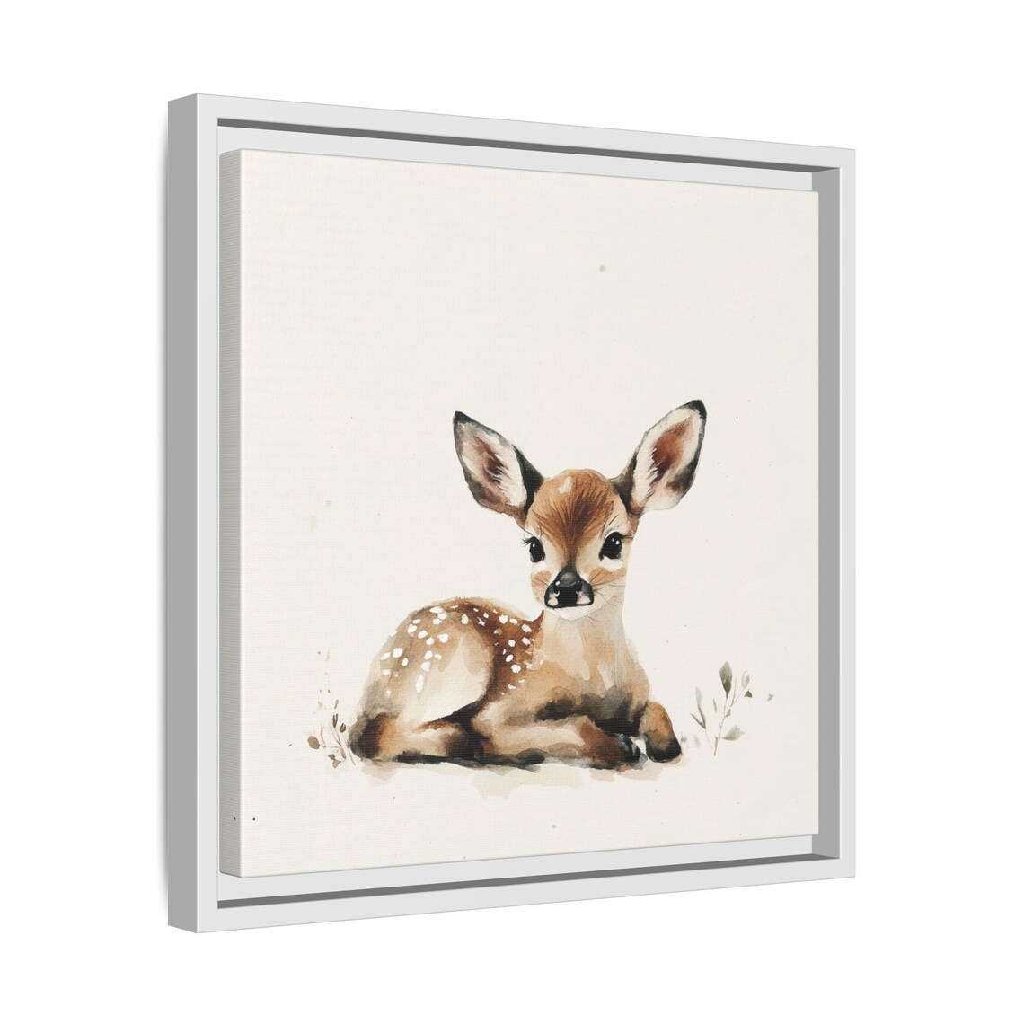 Baby Deer Watercolor Animal Print, Nursery Decor - Image 5