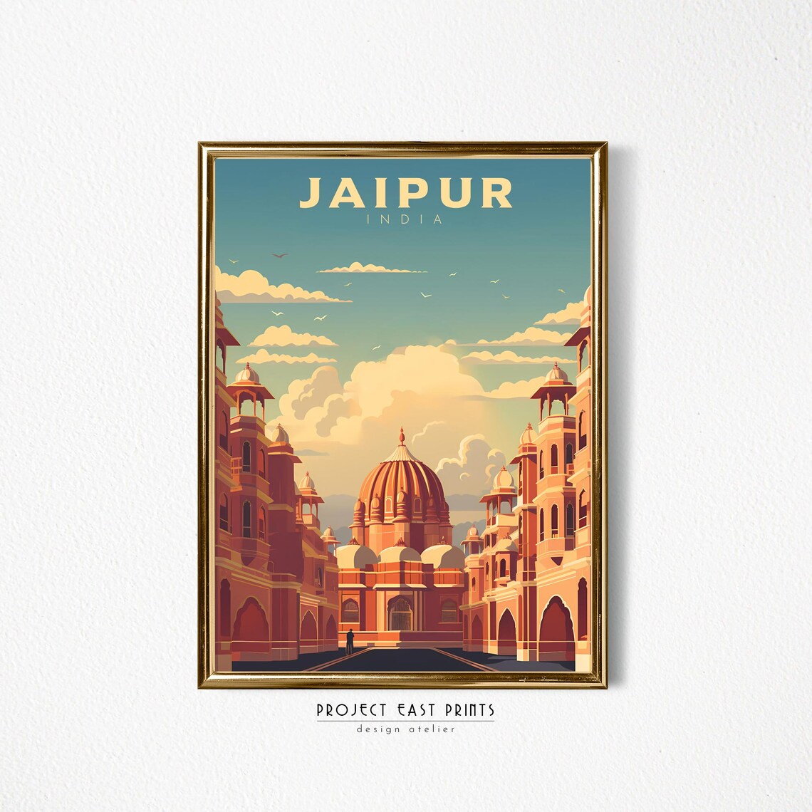 Jaipur India Travel Poster, Asia Wall Art - Image 2