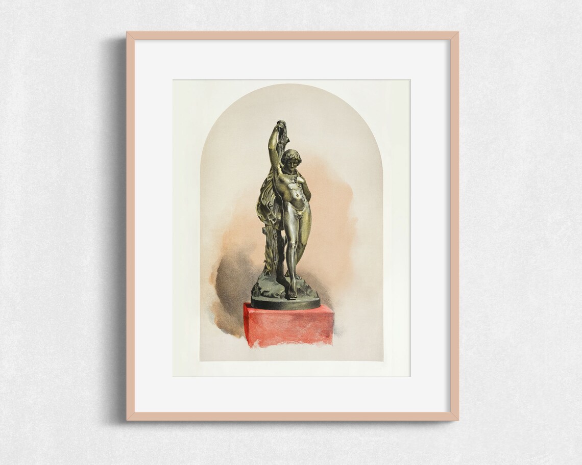 Roman Statue Painting, Antique Greek Statue Art Print - Image 2