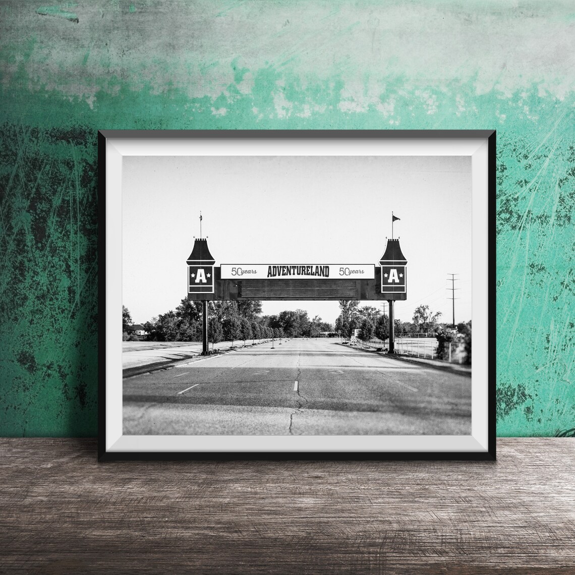 Adventureland 50 Years Entrance Gateway Sign Altoona Iowa Poster - Image 2
