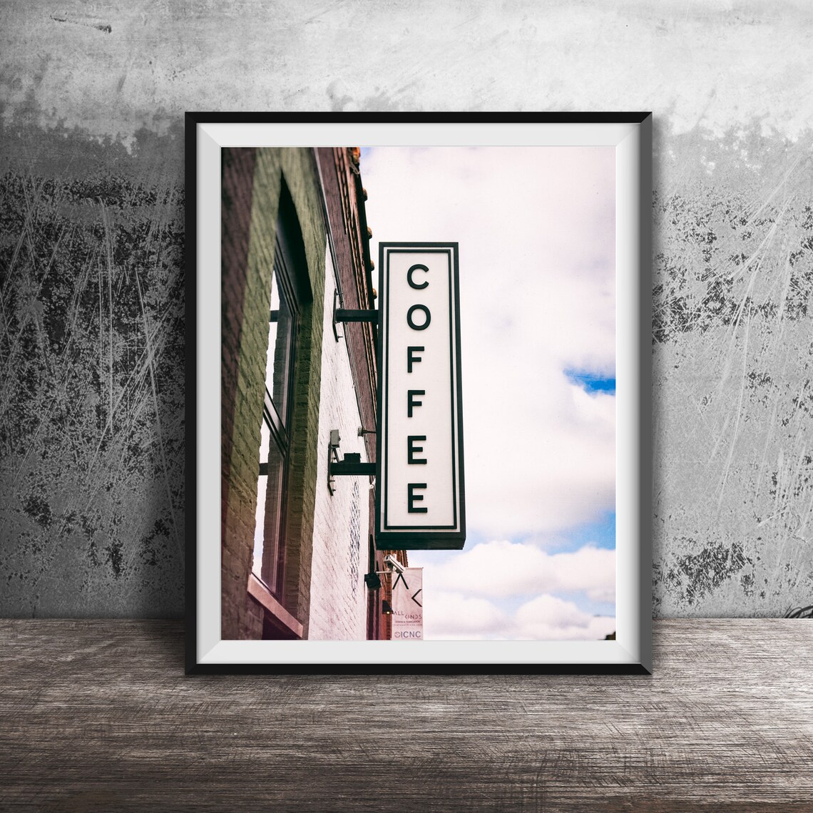 Coffee Kitchen Art Print, Modern Breakfast Sign