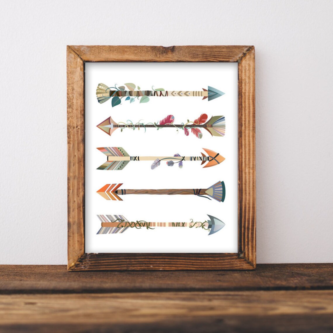 Arrows Art Tribal Quote Nursery Decor, Boho Art Print