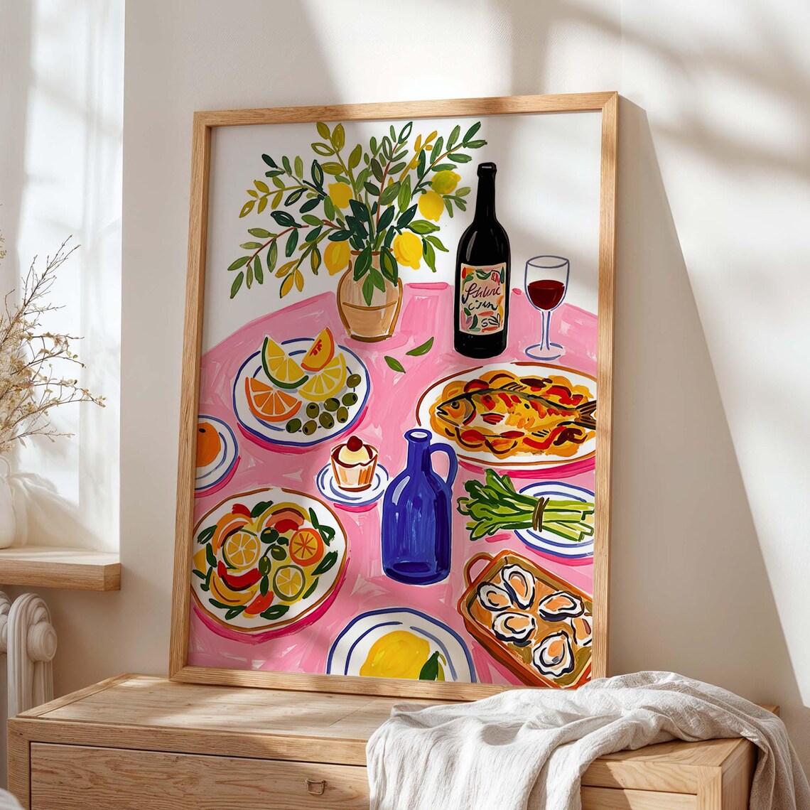 Mediterranean Still Life - Coastal Kitchen Decor