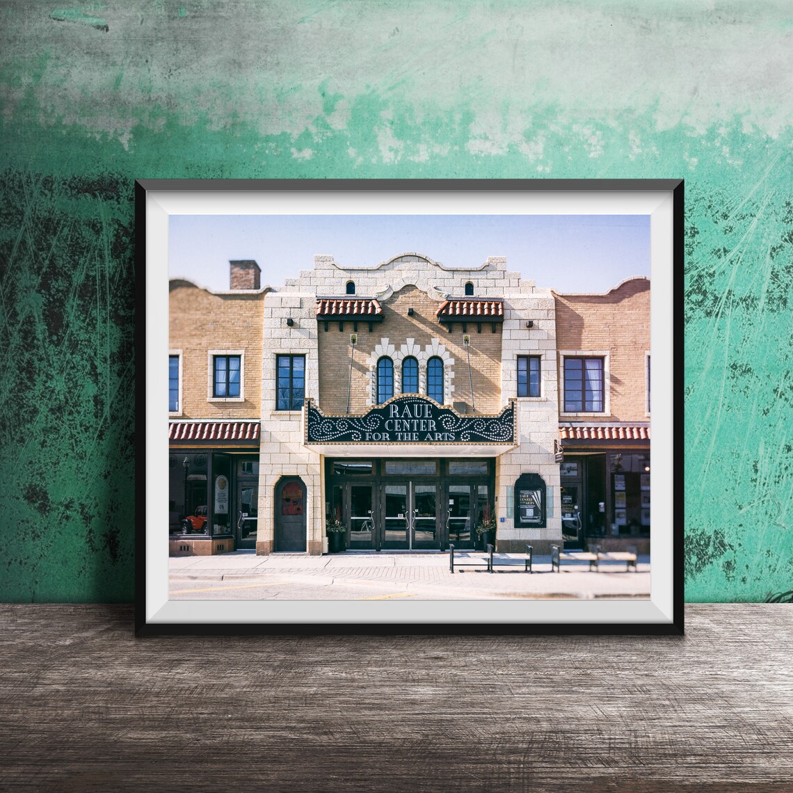 Raue Center for the Arts Historic Theatre Facade Photo Poster
