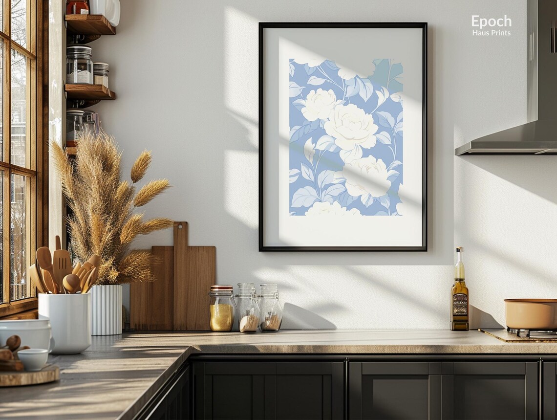 Chinoiserie Botanic Vintage Floral Print, Peonies - Image 2