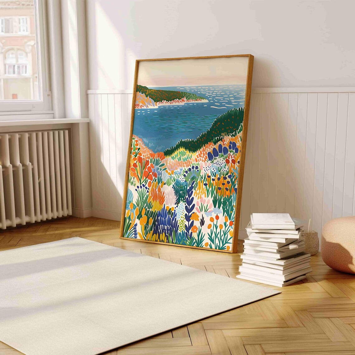 Bright Ocean View, Contemporary Coastal Art Print - Image 5
