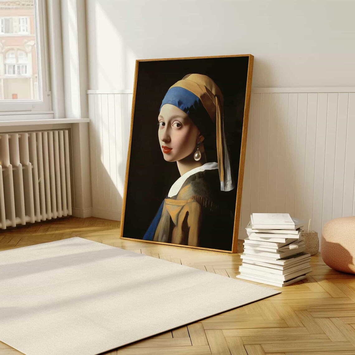 Johannes Vermeer Girl with a Pearl Earring Classic Art Poster - Image 5