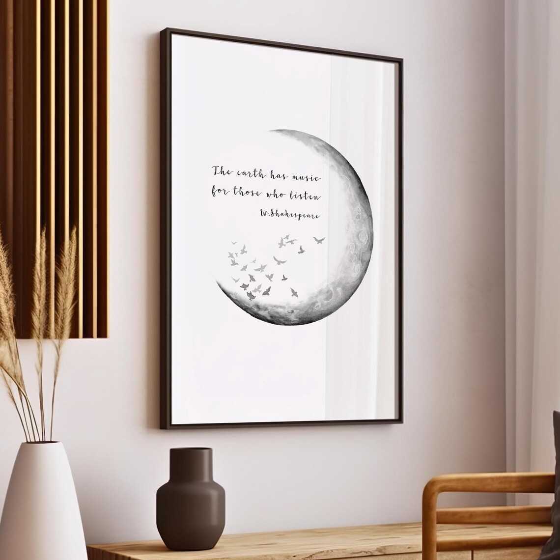 Shakespeare Quote Poster, Literary Quote Art Print