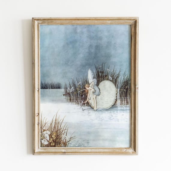 Vintage Fairy Art Print Ida Rentoul Outhwaite Illustration