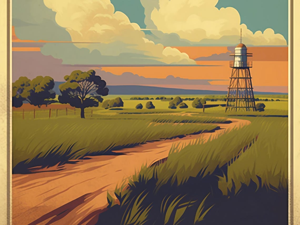 Oklahoma Vintage Travel Poster Print Wall Art Gift Idea Home Decor - Image 3