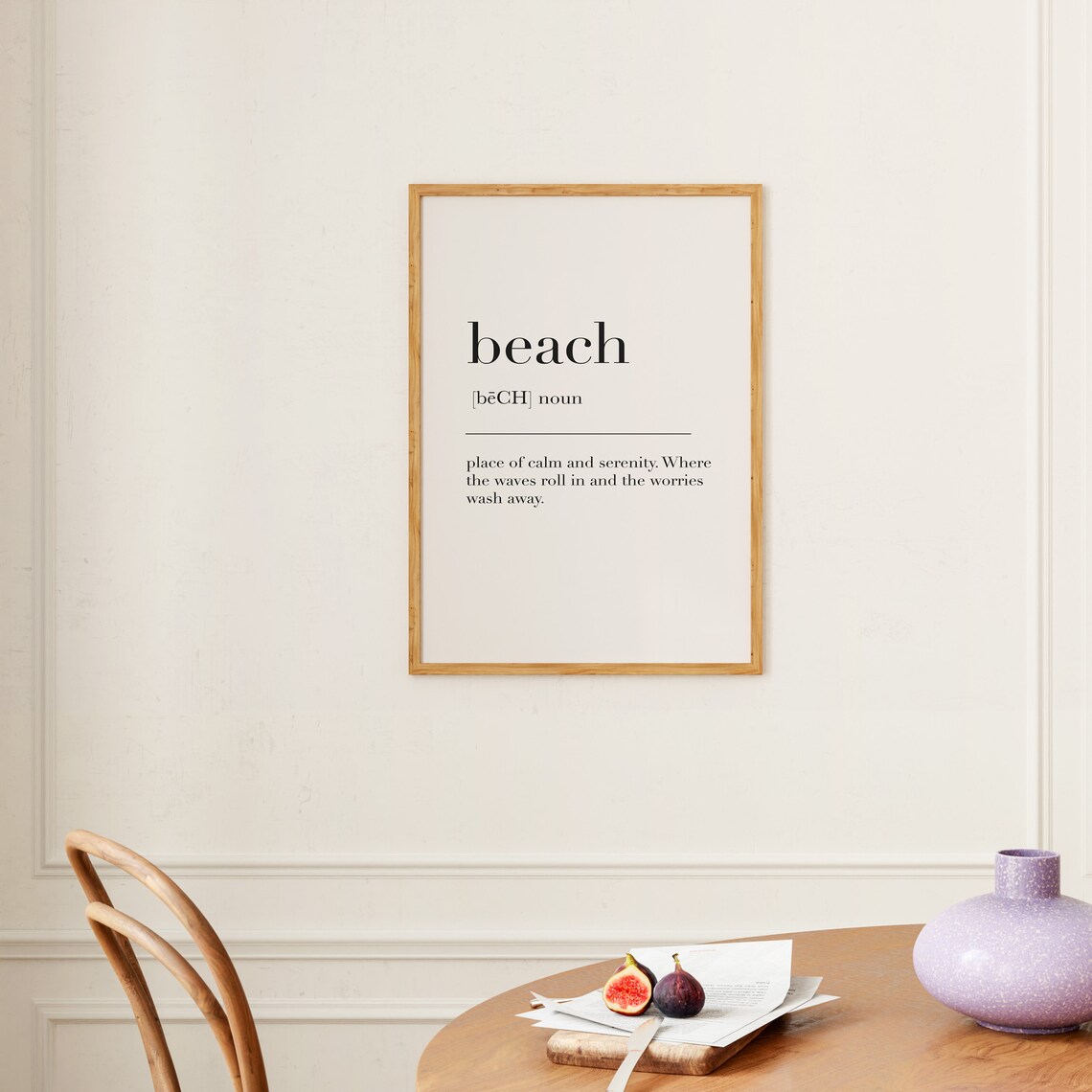 Beach Definition Print, Coastal Wall Art Poster - Image 3