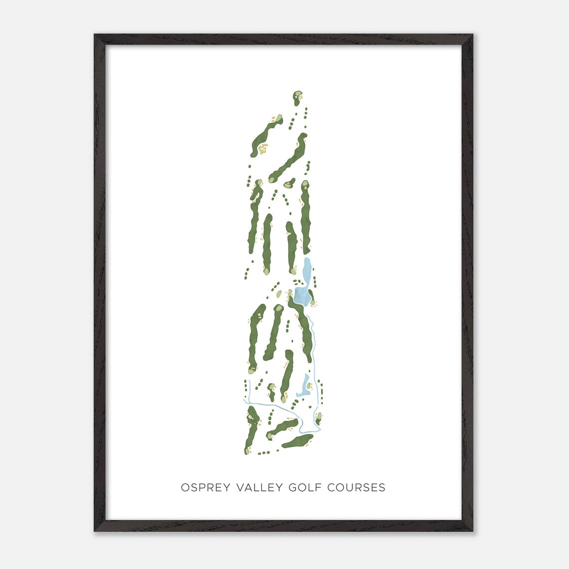 Osprey Valley Golf Courses Canada Minimalist Watercolor Poster - Image 2