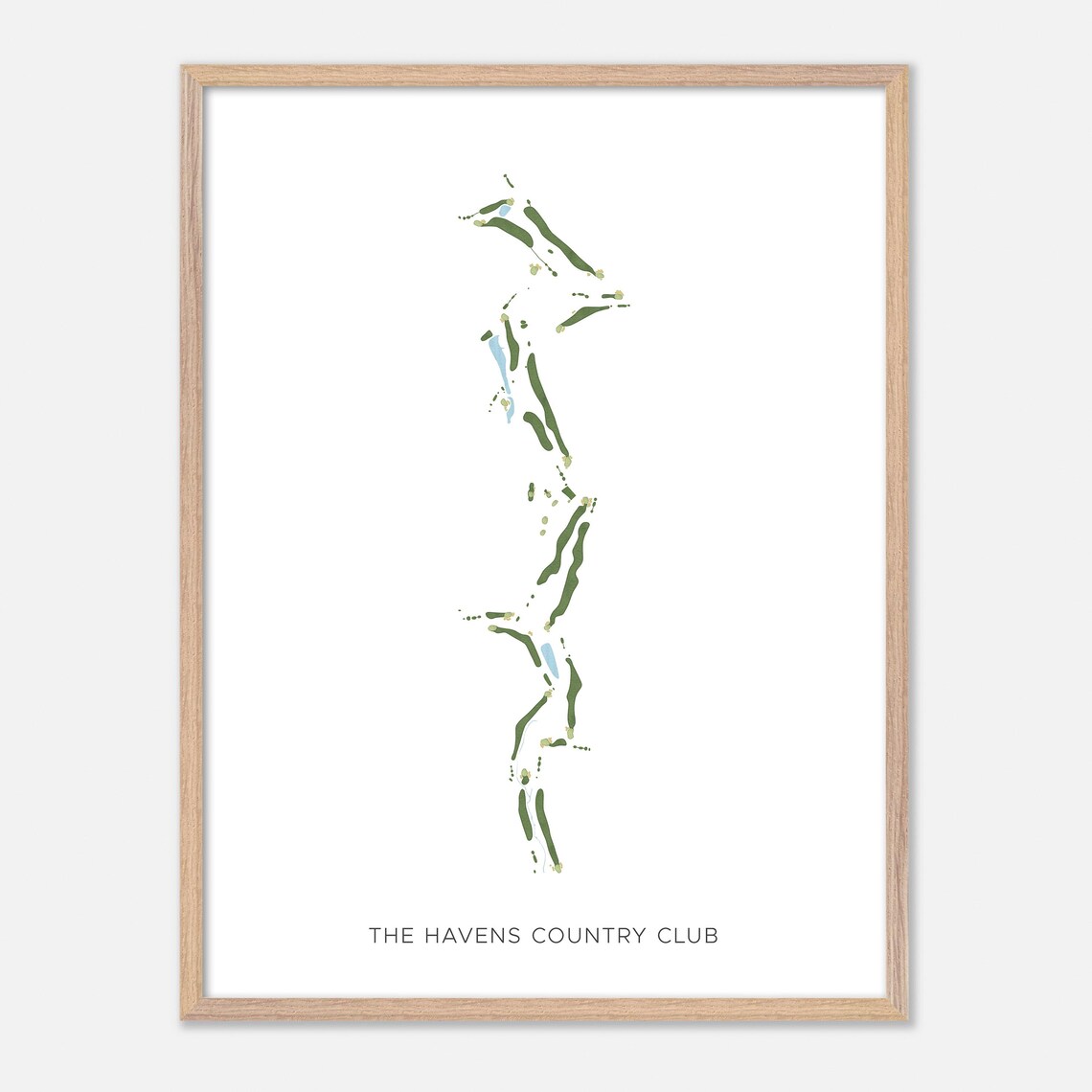 The Havens Country Club Vista California Modern Watercolor Poster - Image 6