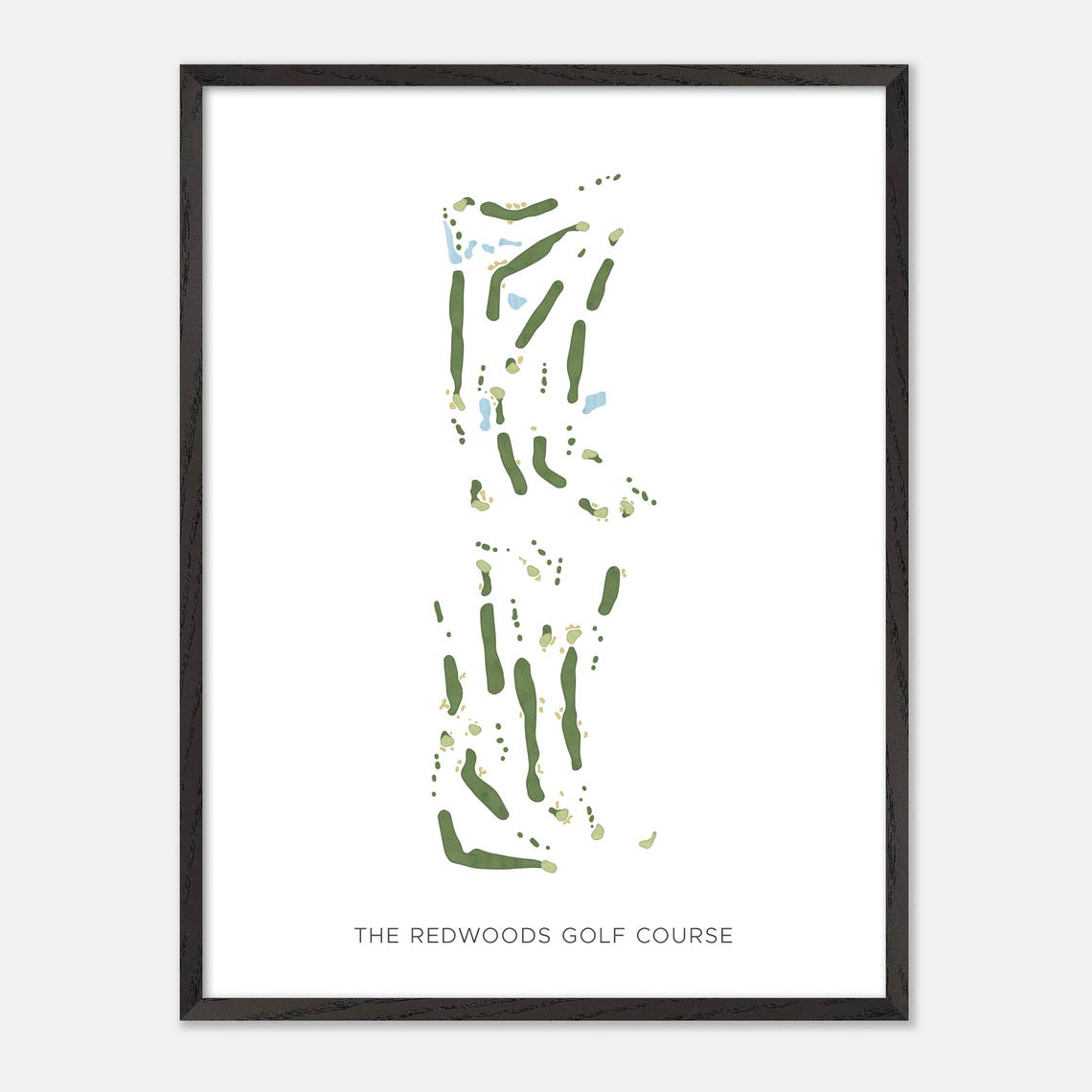 The Redwoods Golf Course Canada Modern Minimalist Map Art Poster - Image 2