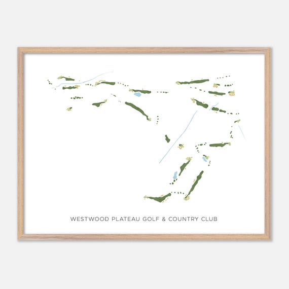 Westwood Plateau Golf Country Club In Coquitlam Canada Modern Watercolor Map Golfer Gift Golf Wall Art Golf Poster Print