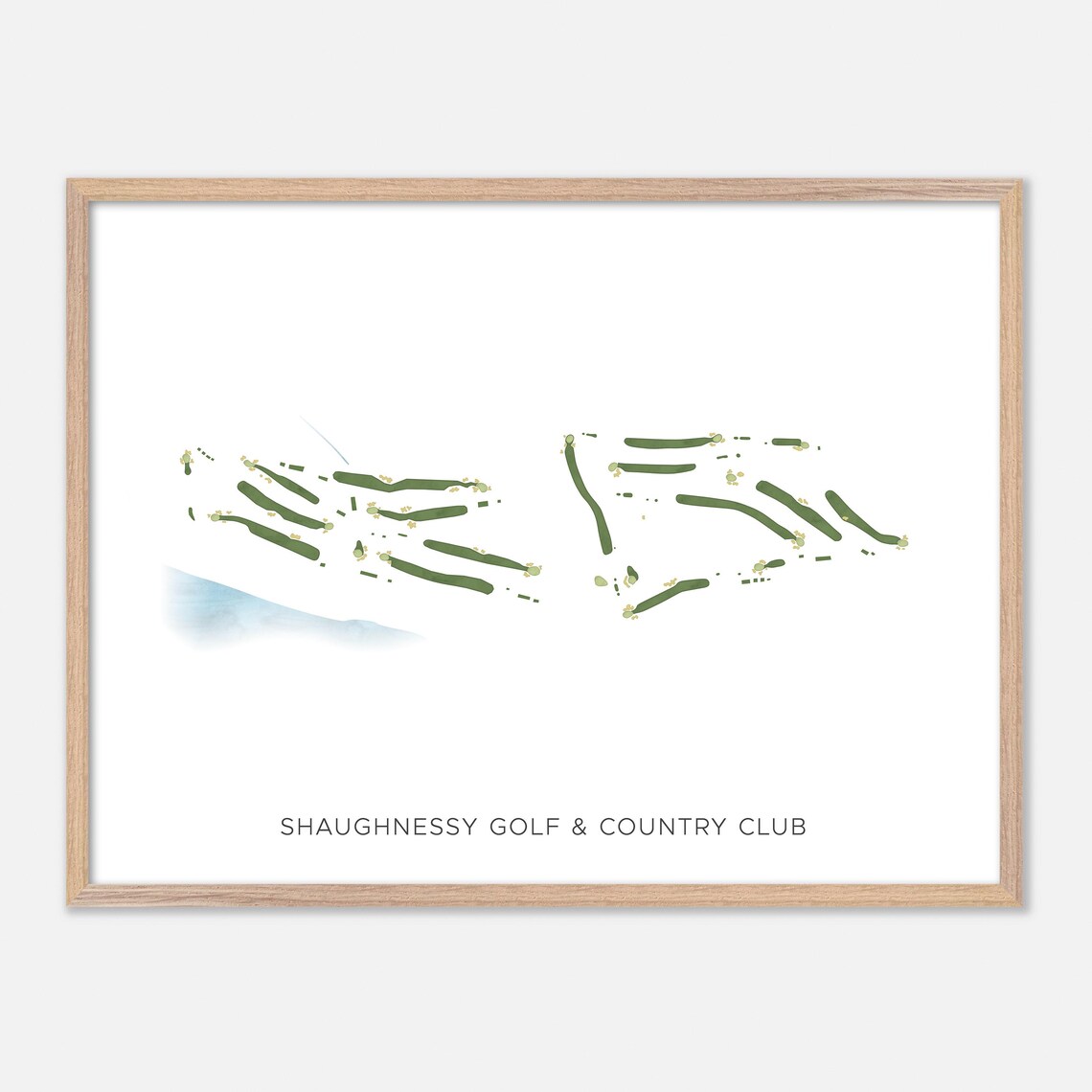 Shaughnessy Golf and Country Club British Columbia Minimalist Poster