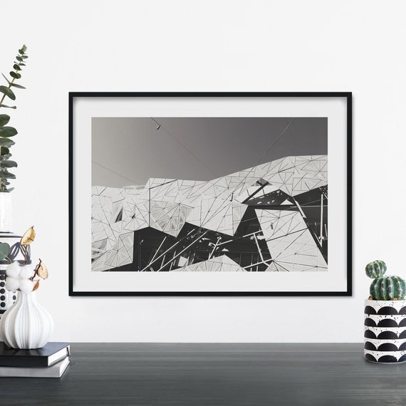 Federation Square Melbourne Australia Print Wall Art A4 A3 A2 A1