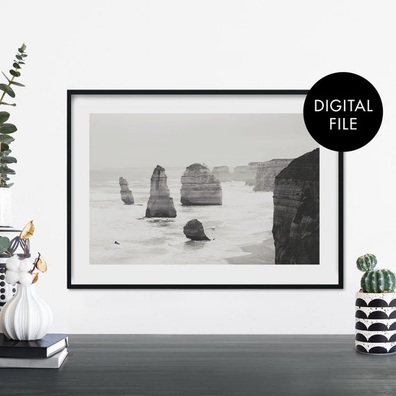 Twelve Apostles Victoria Australia Print Wall Art At Home File