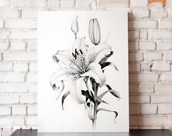 Lily Of The Valley Metal Poster 8x10 12x16 16x20