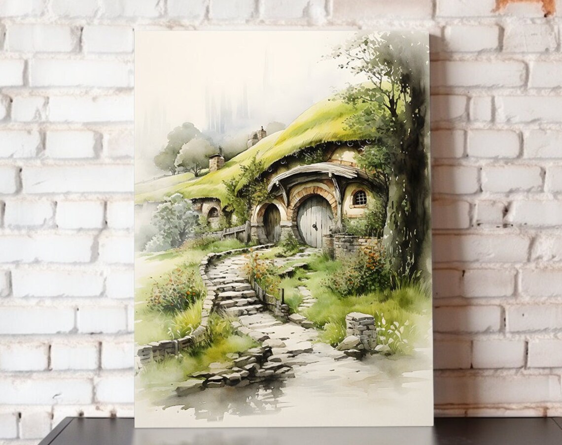 A Simple Life Lord of the Rings Fellowship Art Print