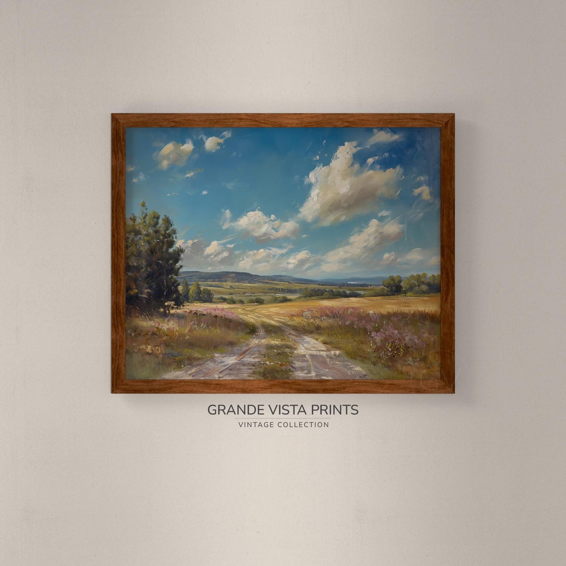 Spring River Valley Landscape Painting Wall Art Instant Art Print Gv4021 - Image 4