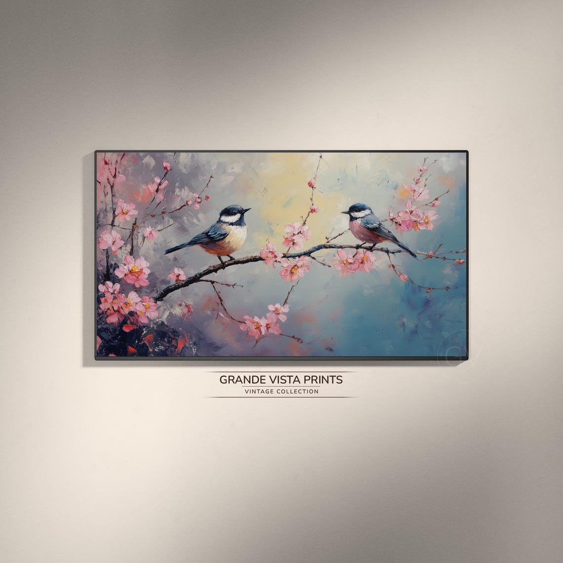 Spring Birds - Spring Tree Art Print