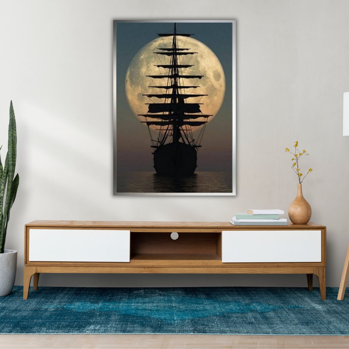 Ship Nautical Decor Maritime Art Print - Image 2
