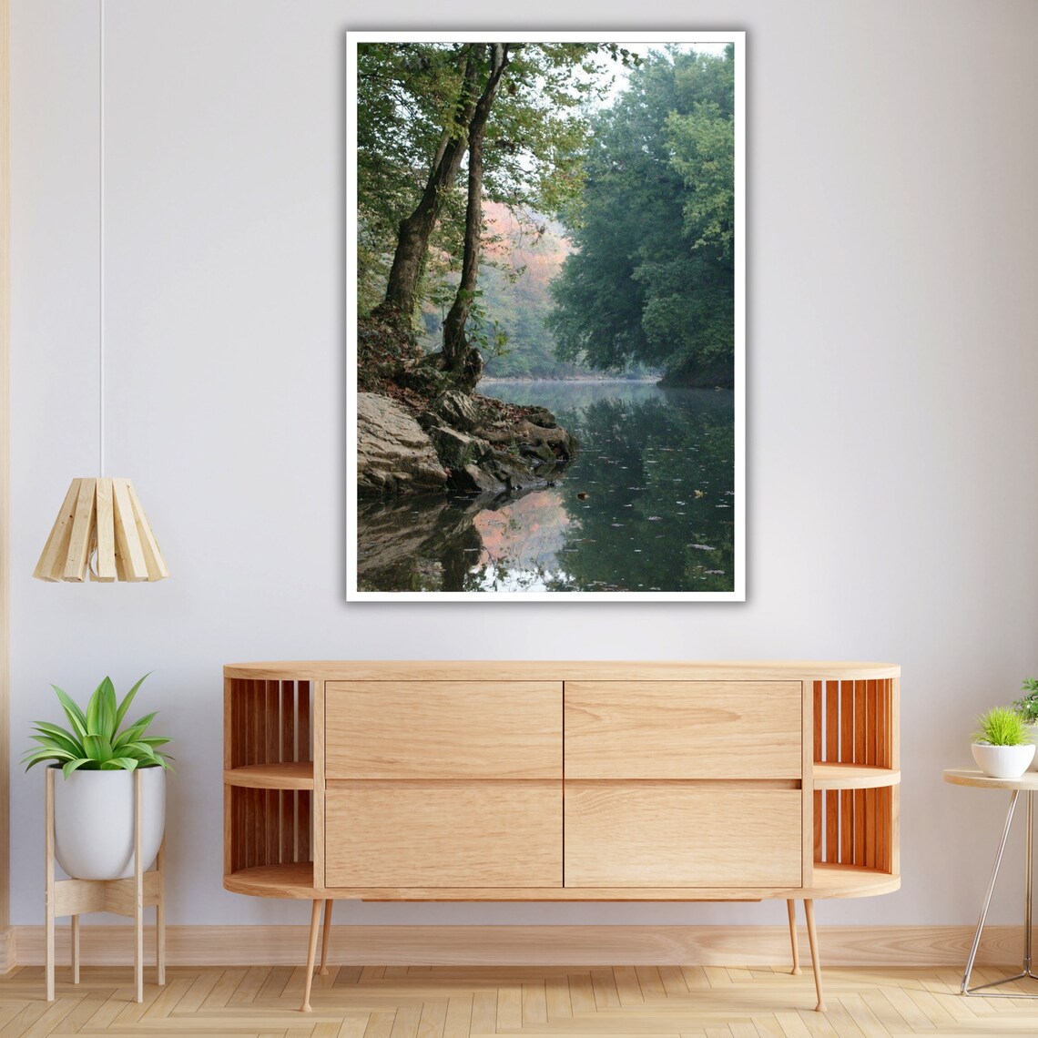 Wall Art Landscape Ready To Hang Print Nature Painting Home Decor Wall Hanging Housewarming Gift - Image 4