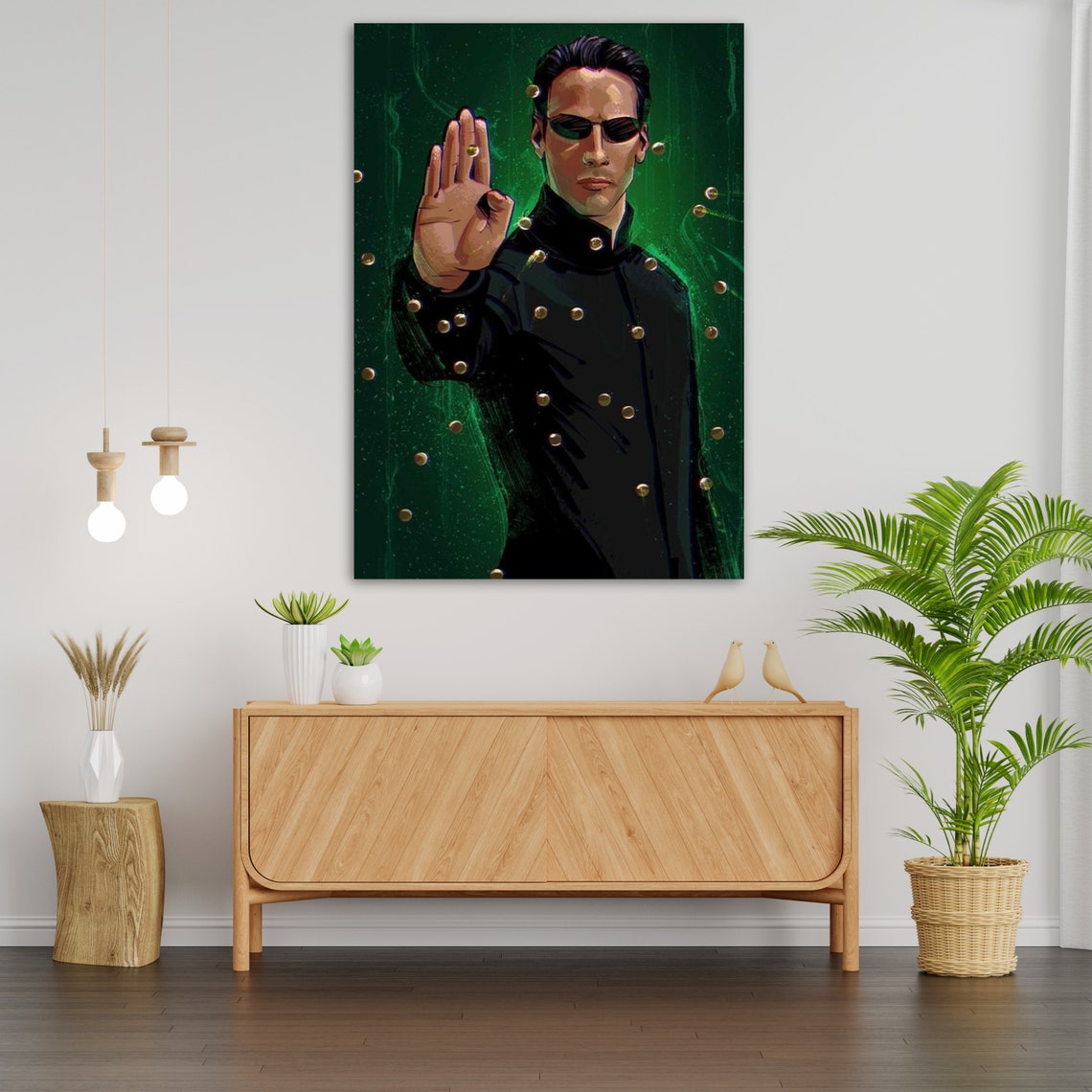 Matrix Abstract Modern Art Print - Image 3