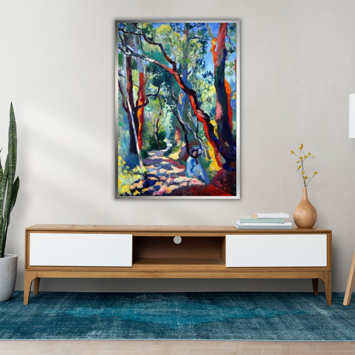 Henri Matisse Open Window Wall Art Ready To Hang Wall Art Modern Abstract Art Minimalist Home Decor - Image 2