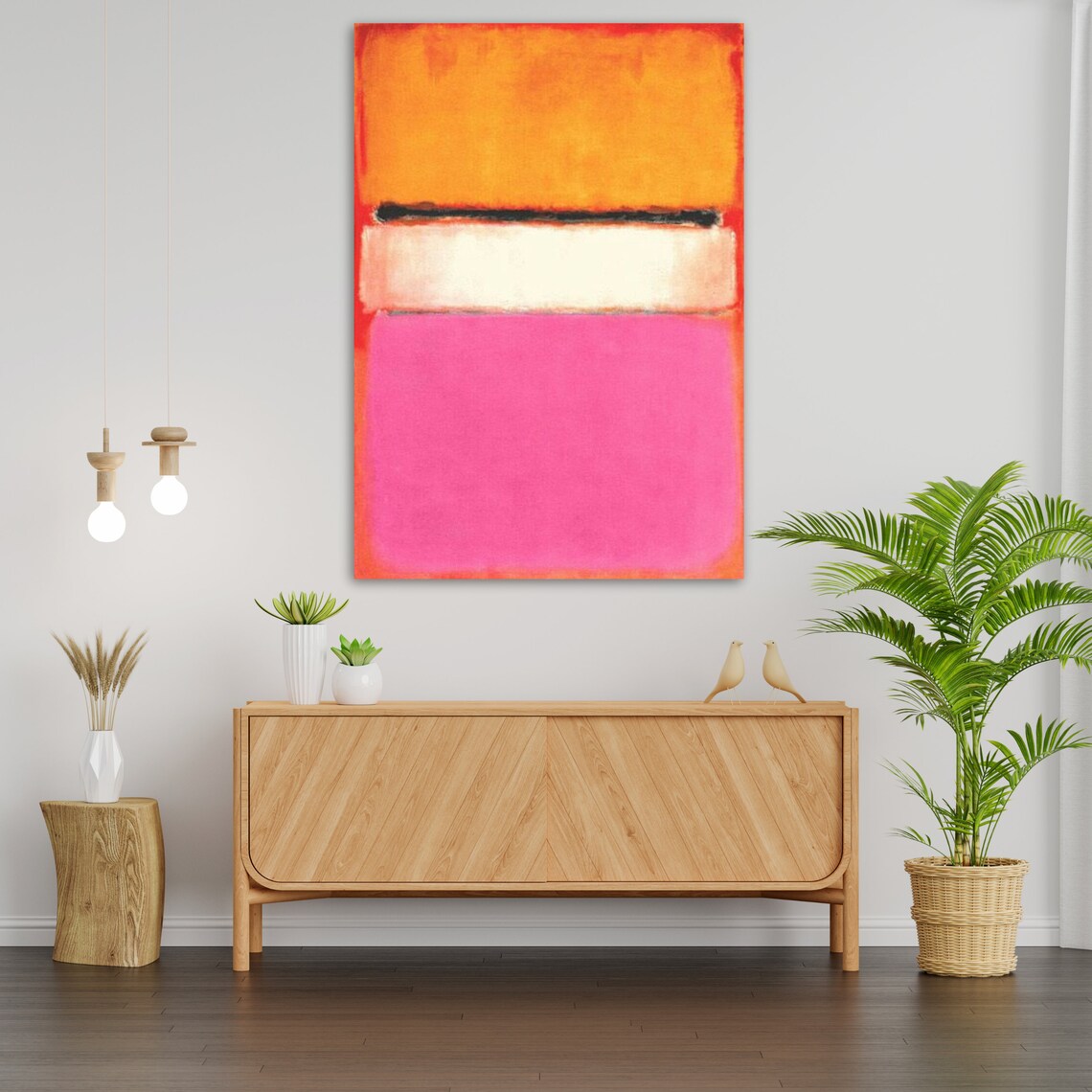 Mark Rothko Abstract Modern Wall Art Print - Image 2