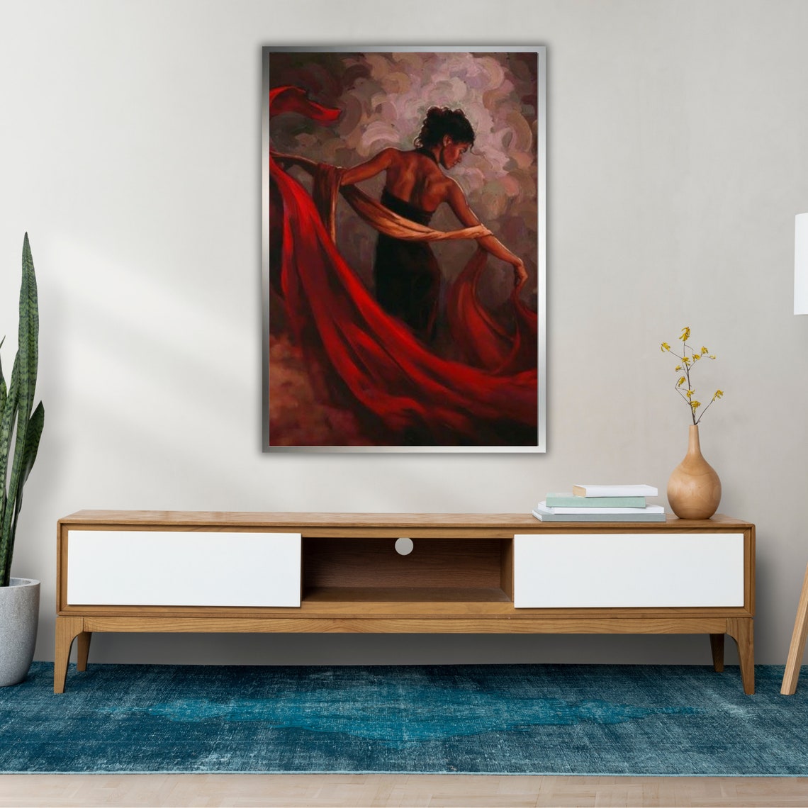 Dance Wall Art Ready To Hang Ballet Dancer Decor Ballerina Art Dance Studio Decor Dance Lover Gift - Image 2