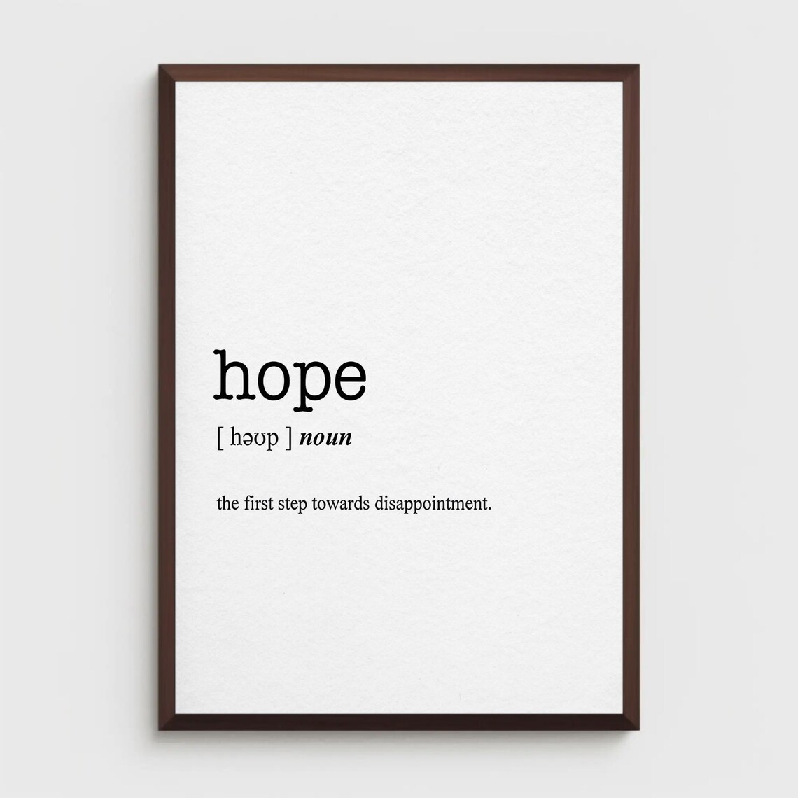 Excitement Funny Dictionary Definition Chocolate Lovers Minimalist Poster - Image 2