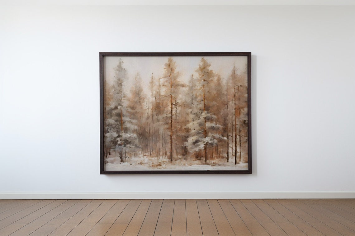Misty Pines Antique Print - Image 4