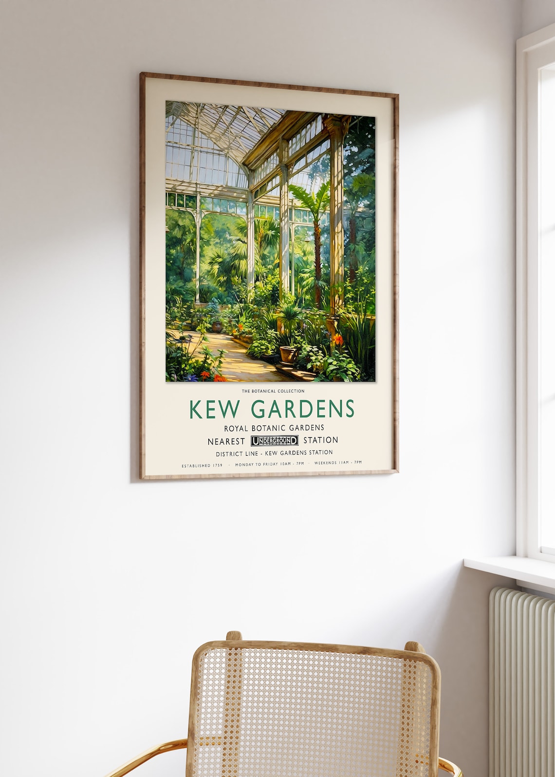 Kew Gardens London Botanical Vintage Art Print - Image 3