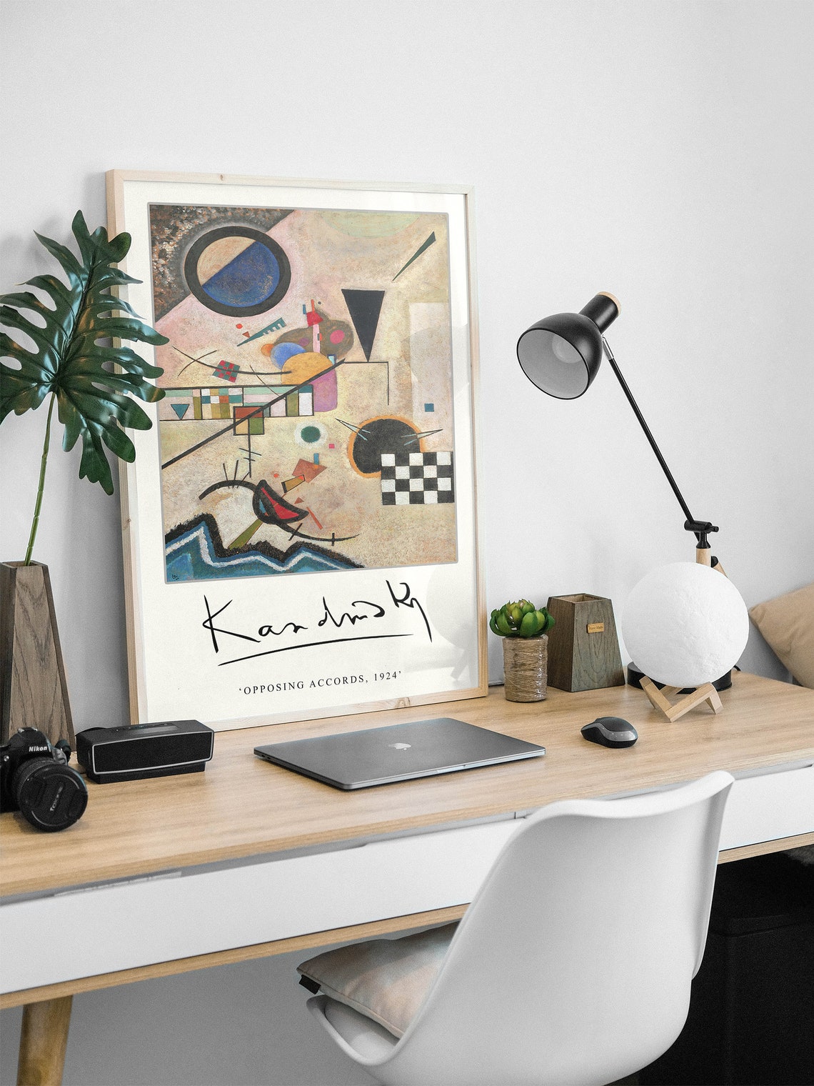 Kandinsky Opposing Accords 1924 Abstract Geometry Art Gallery Poster - Image 2