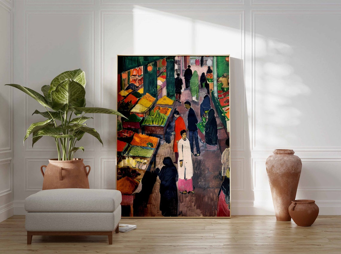 Indian Spice Market Poster Indian Wall Art Indian Food Print Food Art Food Market Print Cultural Decor Indian Gift Indian Wall Art - Image 3
