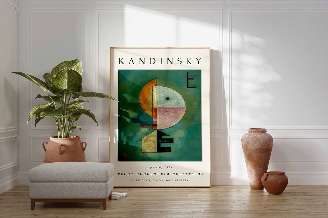 Kandinsky Upward Exhibition Print, Bauhaus Poster - Image 3