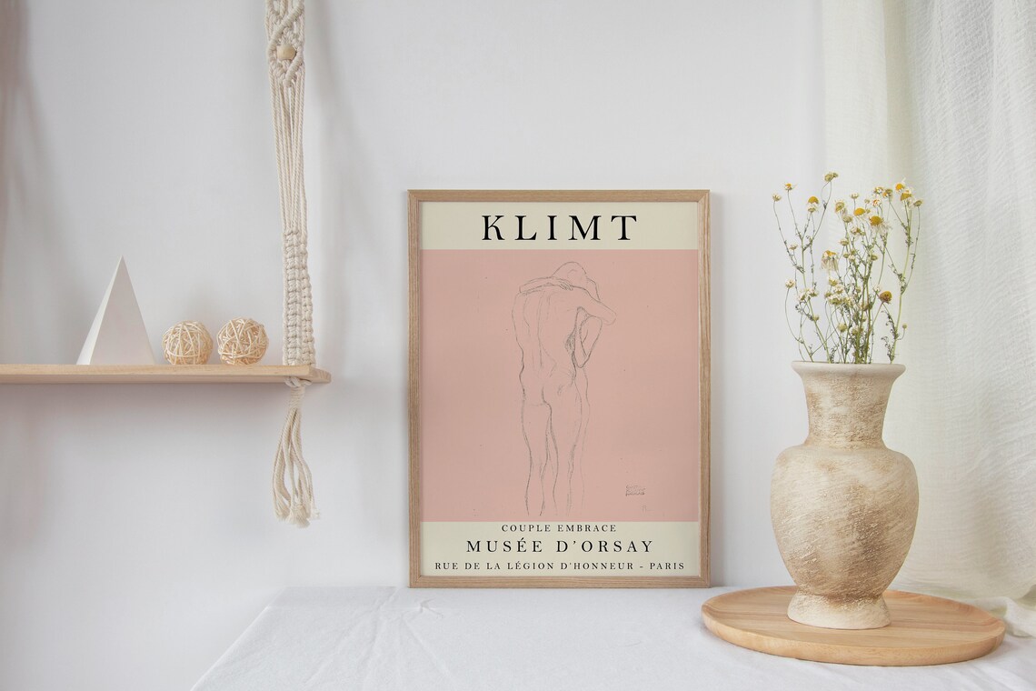 Gustav Klimt Exhibition Poster Bedroom Poster Print - Image 2