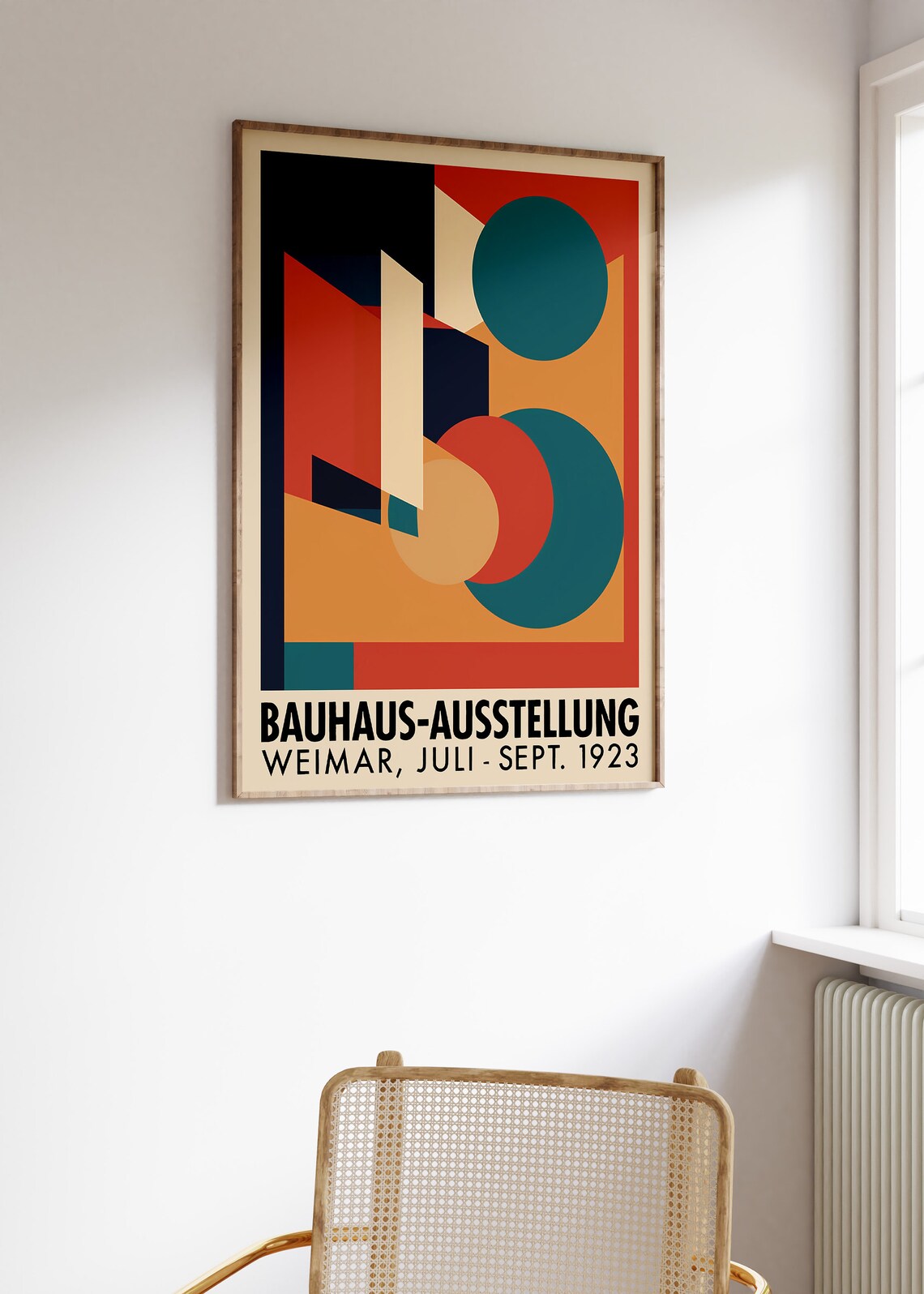 Bauhaus Retro Abstract Graphic Poster Art Print - Image 3