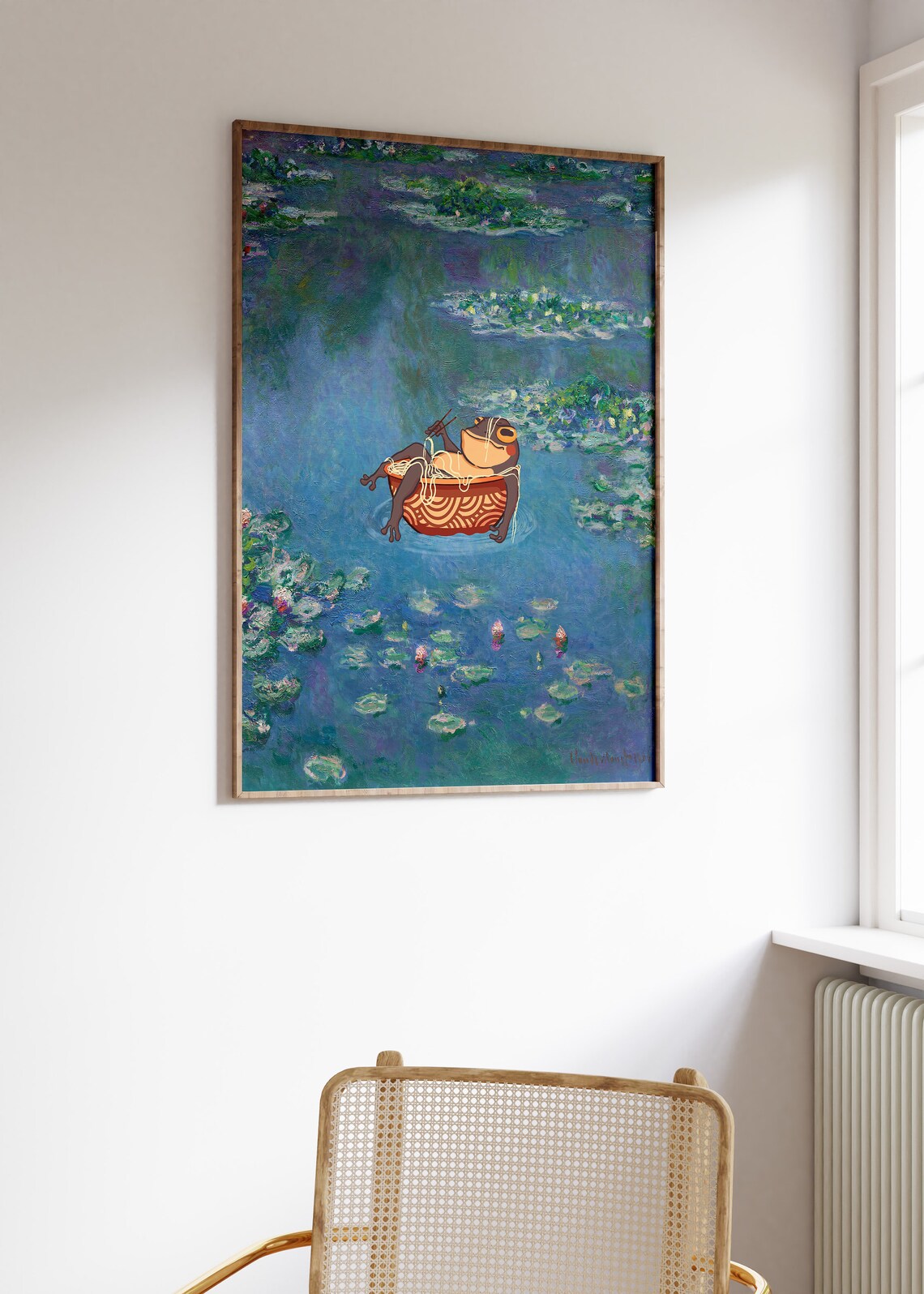 Matsumoto Hoji Frog Poster, Vintage Japanese Art Print - Image 2