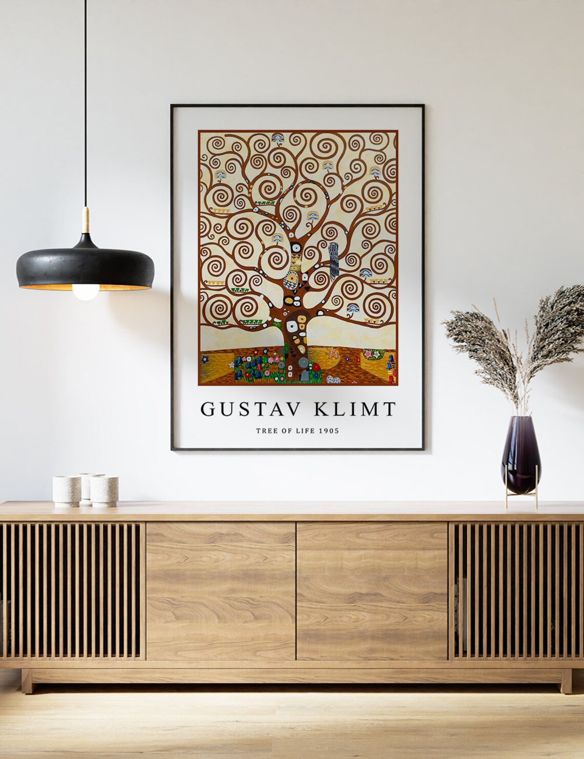 Gustav Klimt Tree of Life Art Nouveau Poster - Image 2