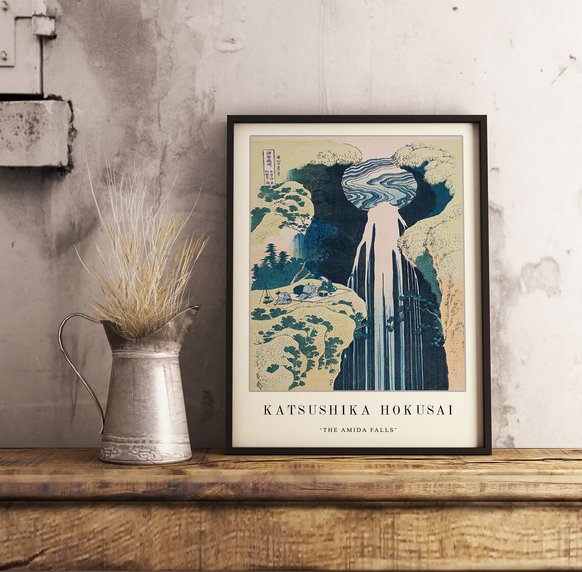 Hokusai The Amida Falls Japanese Wall Poster - Image 2