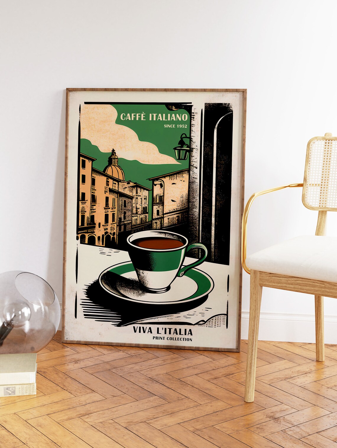 Italian Coffee Vintage Travel Poster, Kitchen Decor - Image 2
