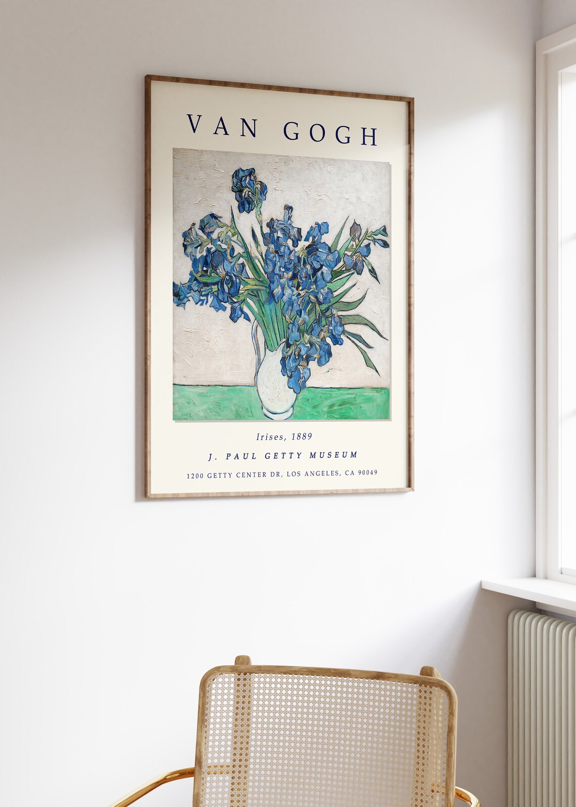 Van Gogh Irises Art Print, Floral Wall Art - Image 3