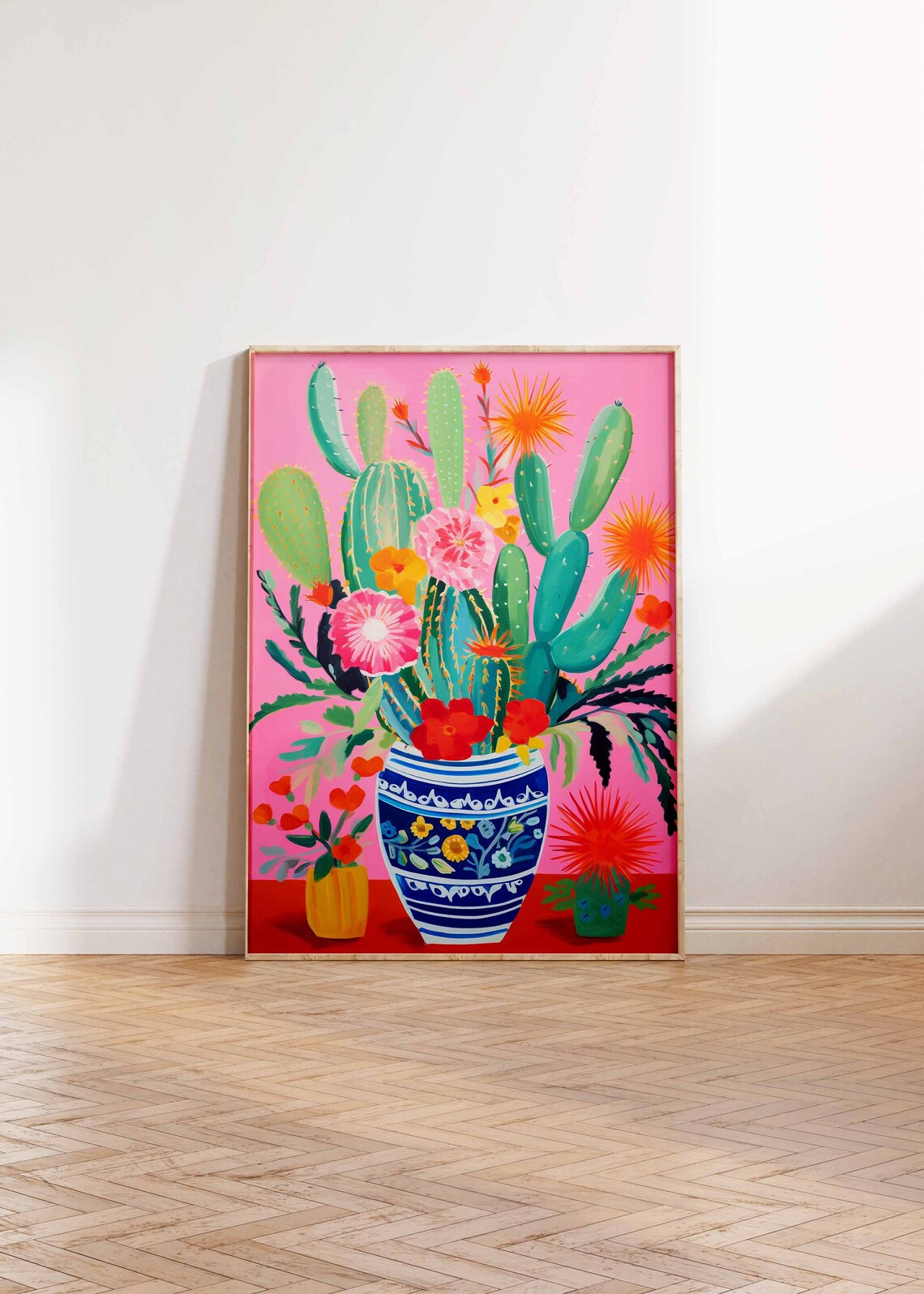 Mexican Cactus Vintage Poster, Latin Decor - Image 2