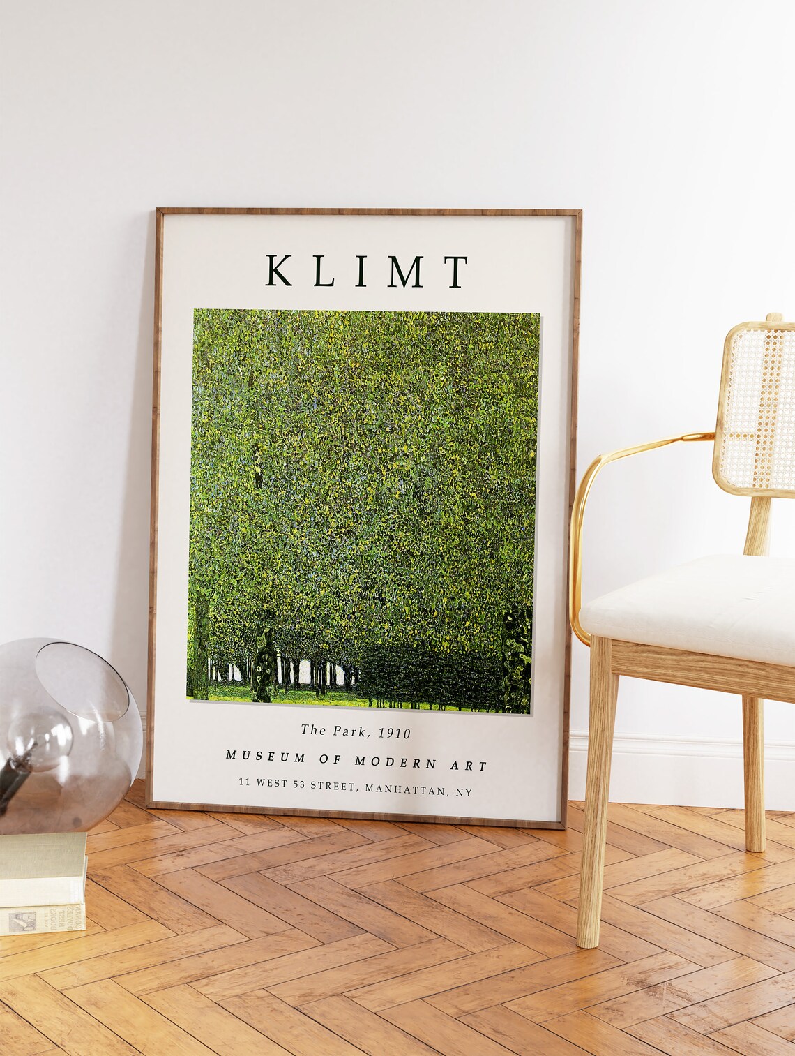 Klimt The Park 1910 Green Tree Canopy Museum Style Art Poster - Image 2