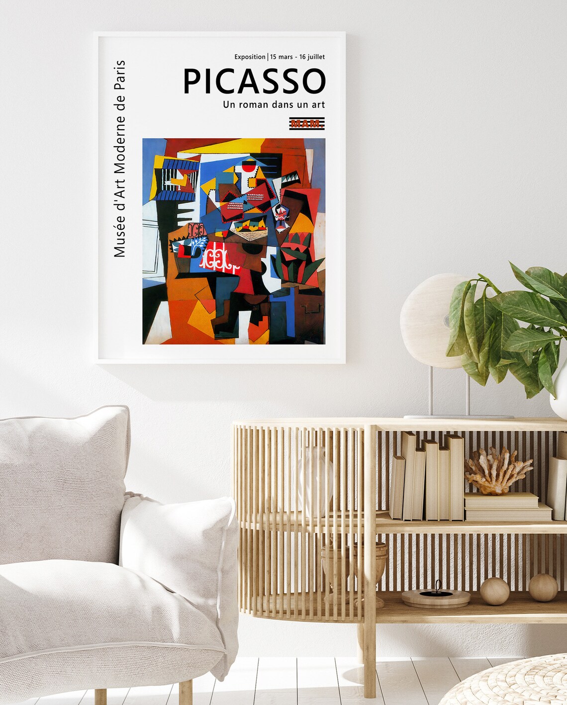 Picasso Exhibition Poster, Cubism Art Print - Image 2